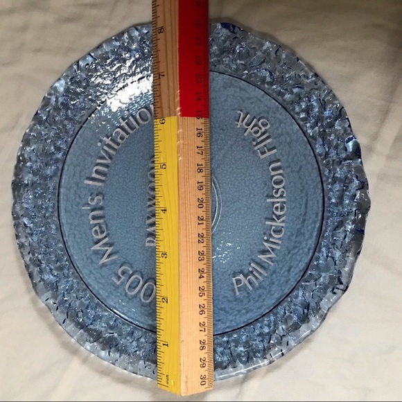 Fire and Light Recycled Glass Moonstone Plate - Picture 6 of 6